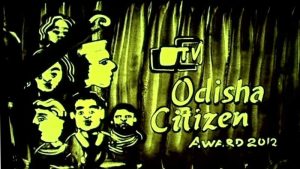 Sand Art At Odisha Citizen Awards 2012