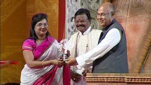 Agriculture: khetrabasi Behera (On Behalf khetrabasi Behera the award received by her Daughter-in-law)